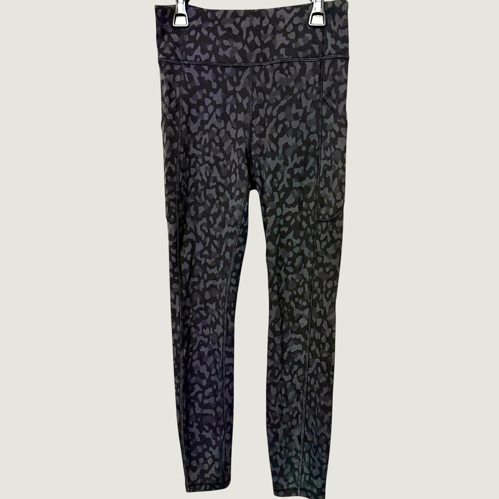 Lululemon Invigorate High-Rise Tight 25 Wild Thing Camo Deep Coal Multi Size 6